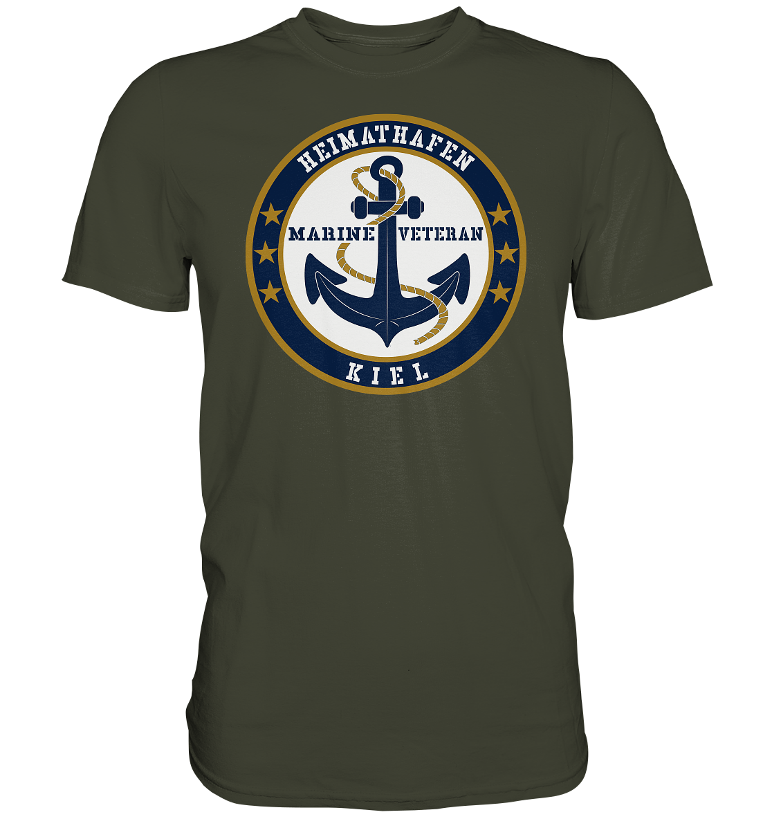 Marine Veteran Heimathafen KIEL - Premium Shirt
