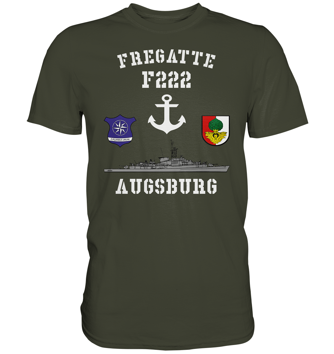 Fregatte F222 AUGSBURG Anker - Premium Shirt