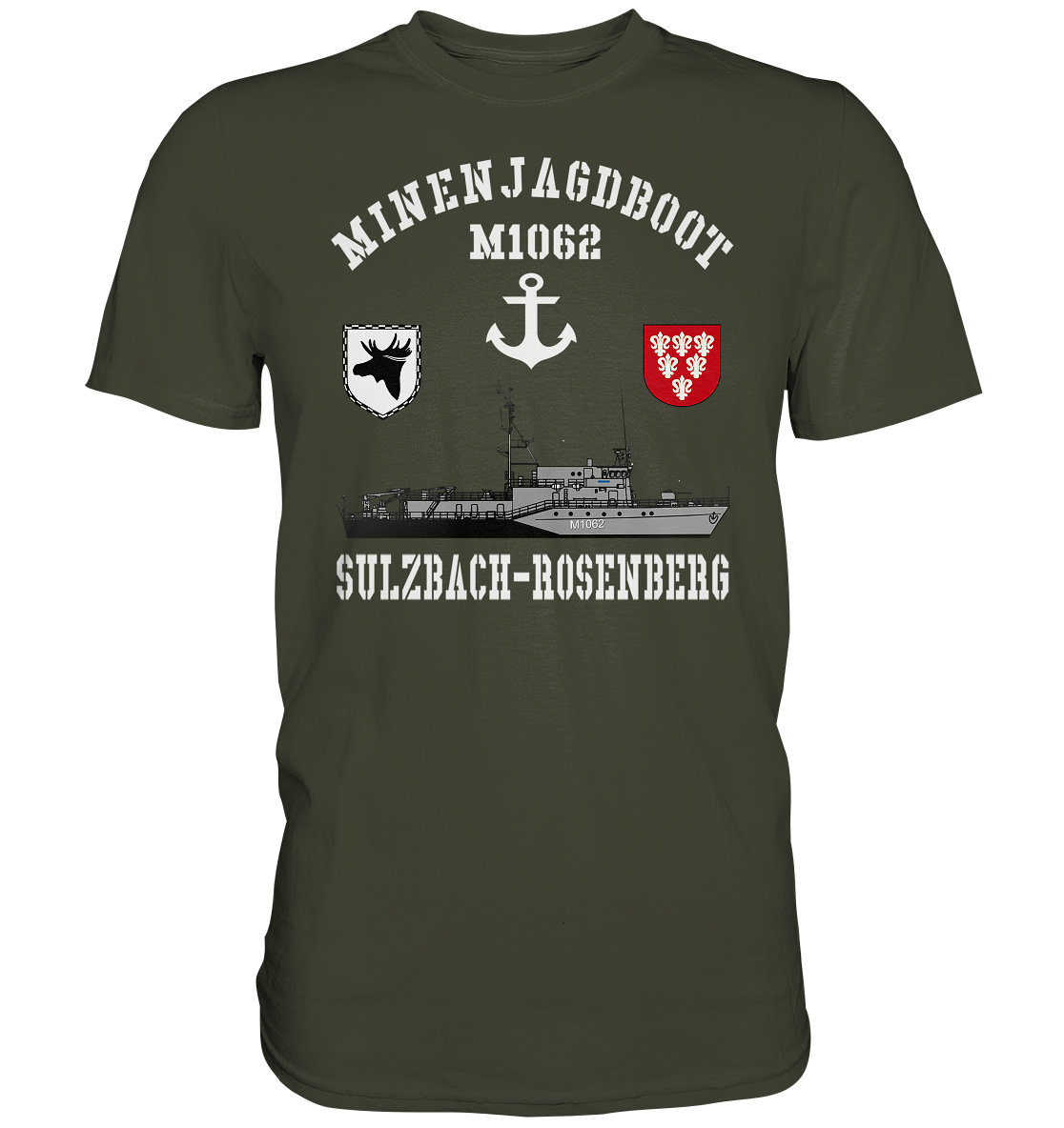 Mij.-Boot M1062 SULZBACH-ROSENBERG Anker 3.MSG - Premium Shirt