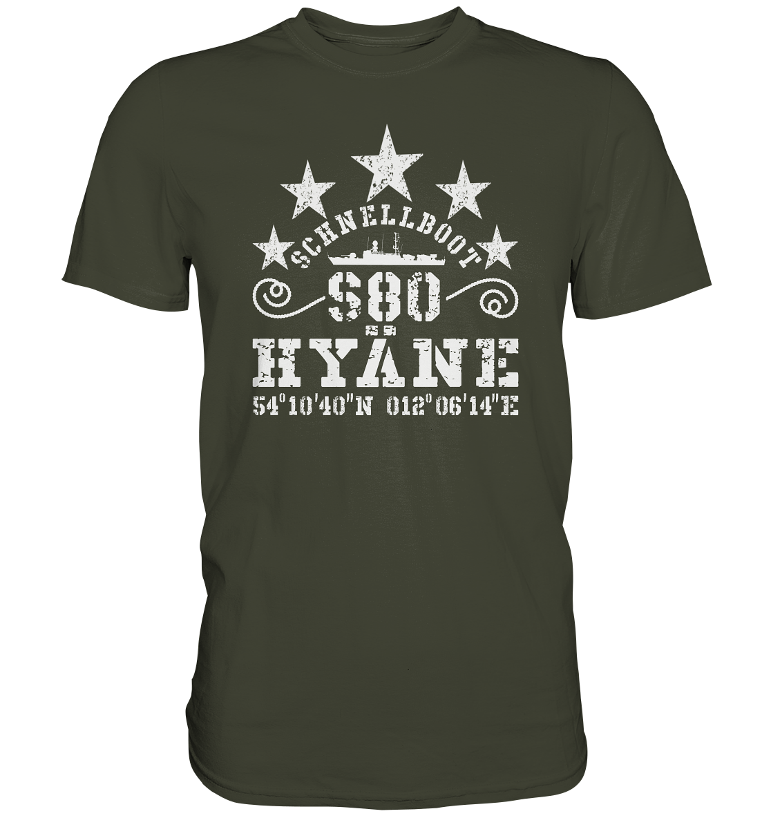 Schnellboot S80 HYÄNE - Premium Shirt