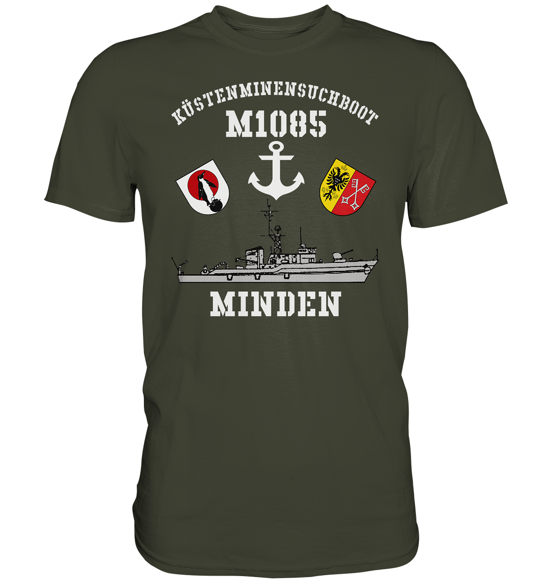 KM-Boot M1085 MINDEN Anker - Premium Shirt