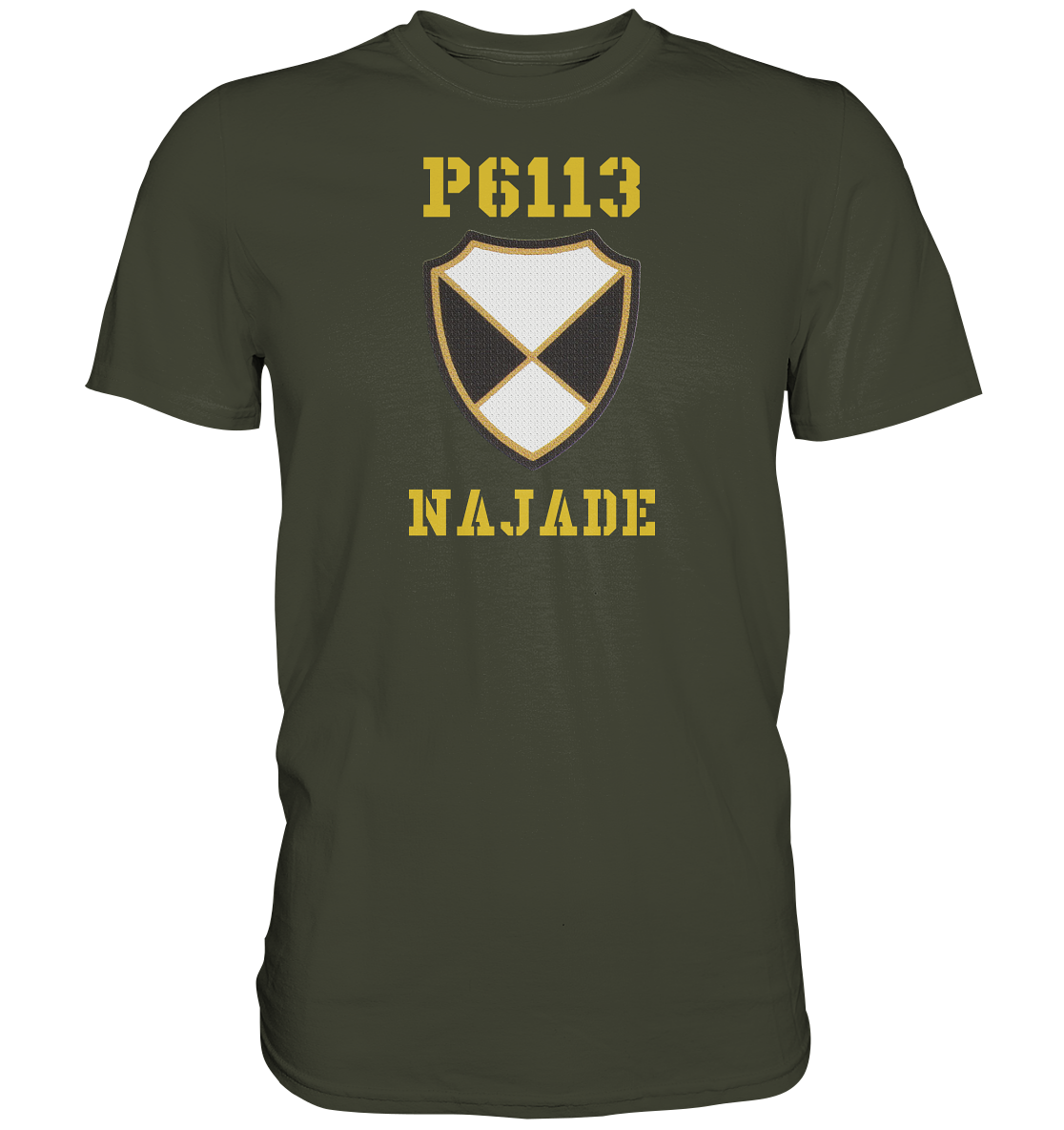 P6113 NAJADE Wappen - Premium Shirt