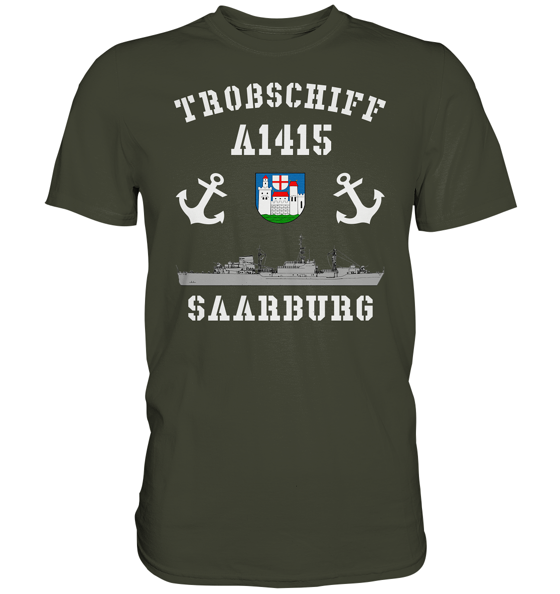 Troßschiff A1415 SAARBURG - Premium Shirt