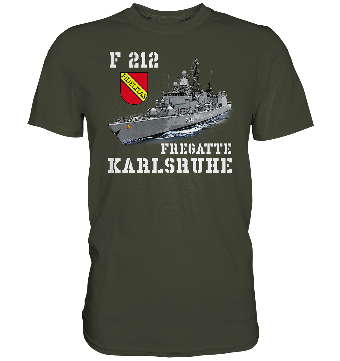 F212 Fregatte KARLSRUHE - Premium Shirt