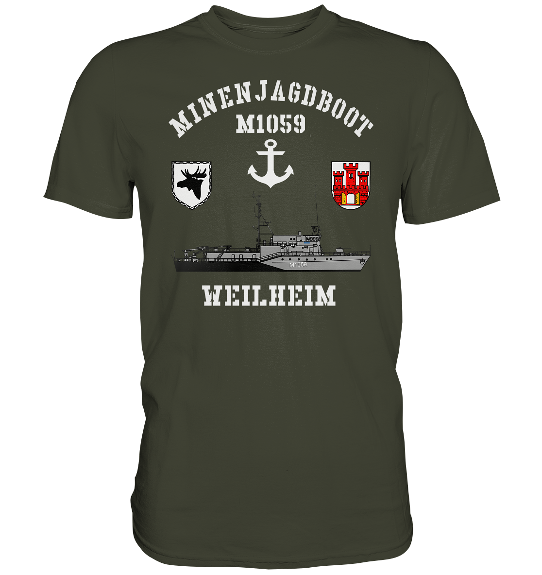 Mij.-Boot M1059 WEILHEIM Anker 3.MSG - Premium Shirt