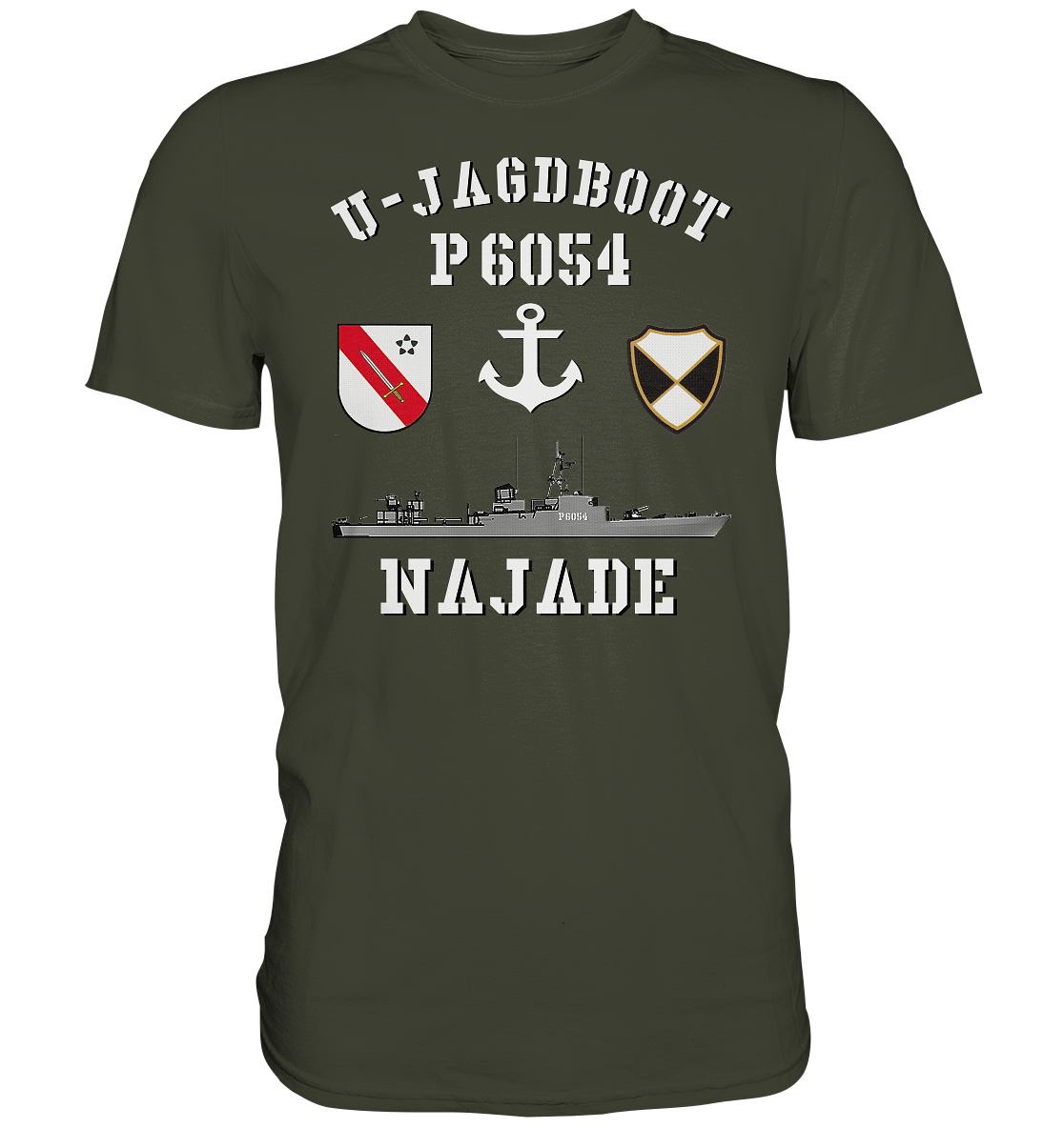 U-Jagdboot P6054 NAJADE Anker - Premium Shirt