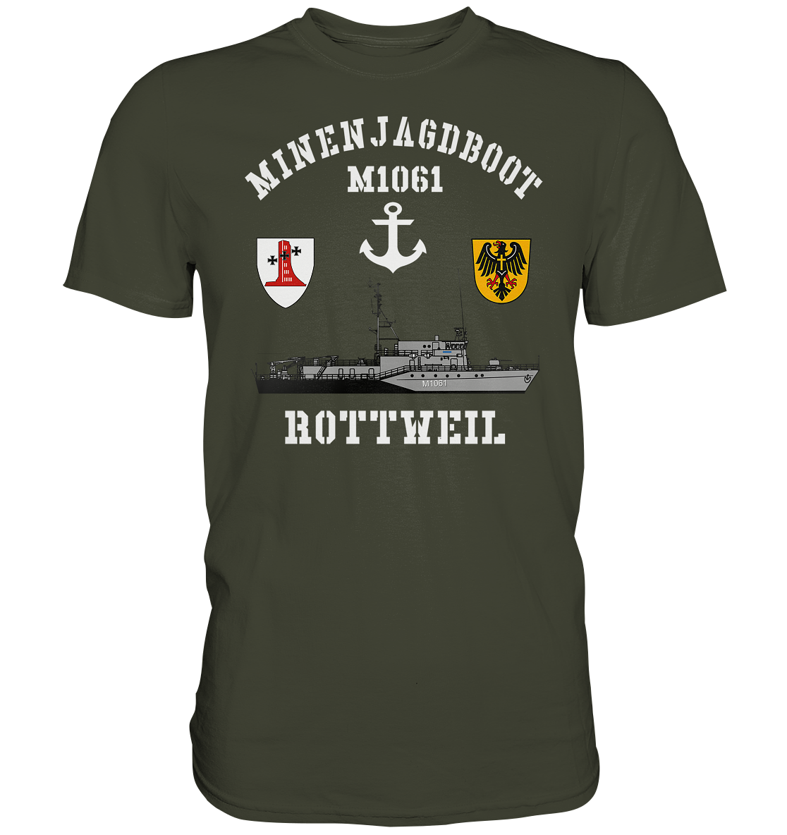 Mij.-Boot M1061 ROTTWEIL Anker 1.MSG  - Premium Shirt