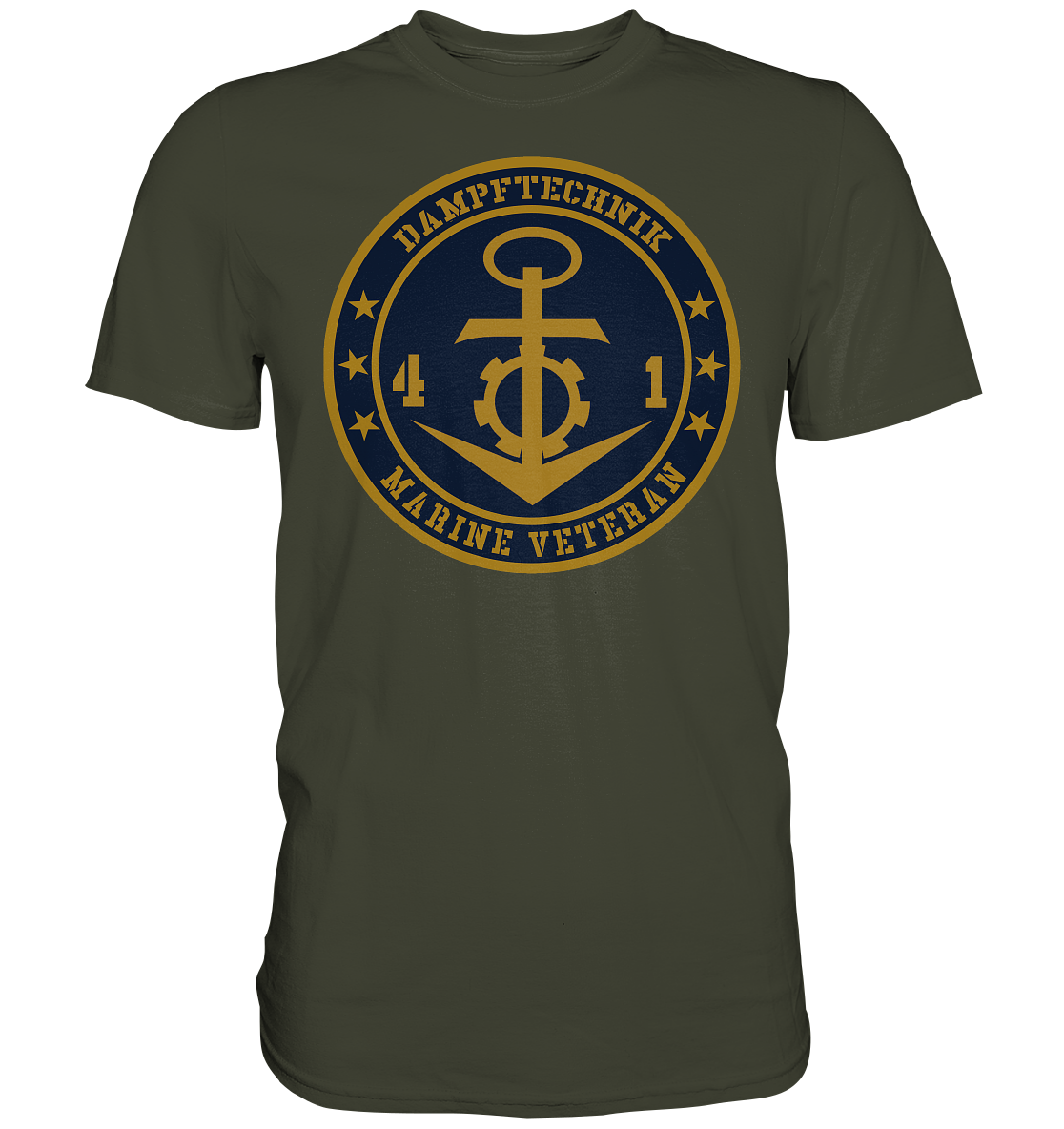 Marine Veteran 41er DAMPFTECHNIK - Premium Shirt