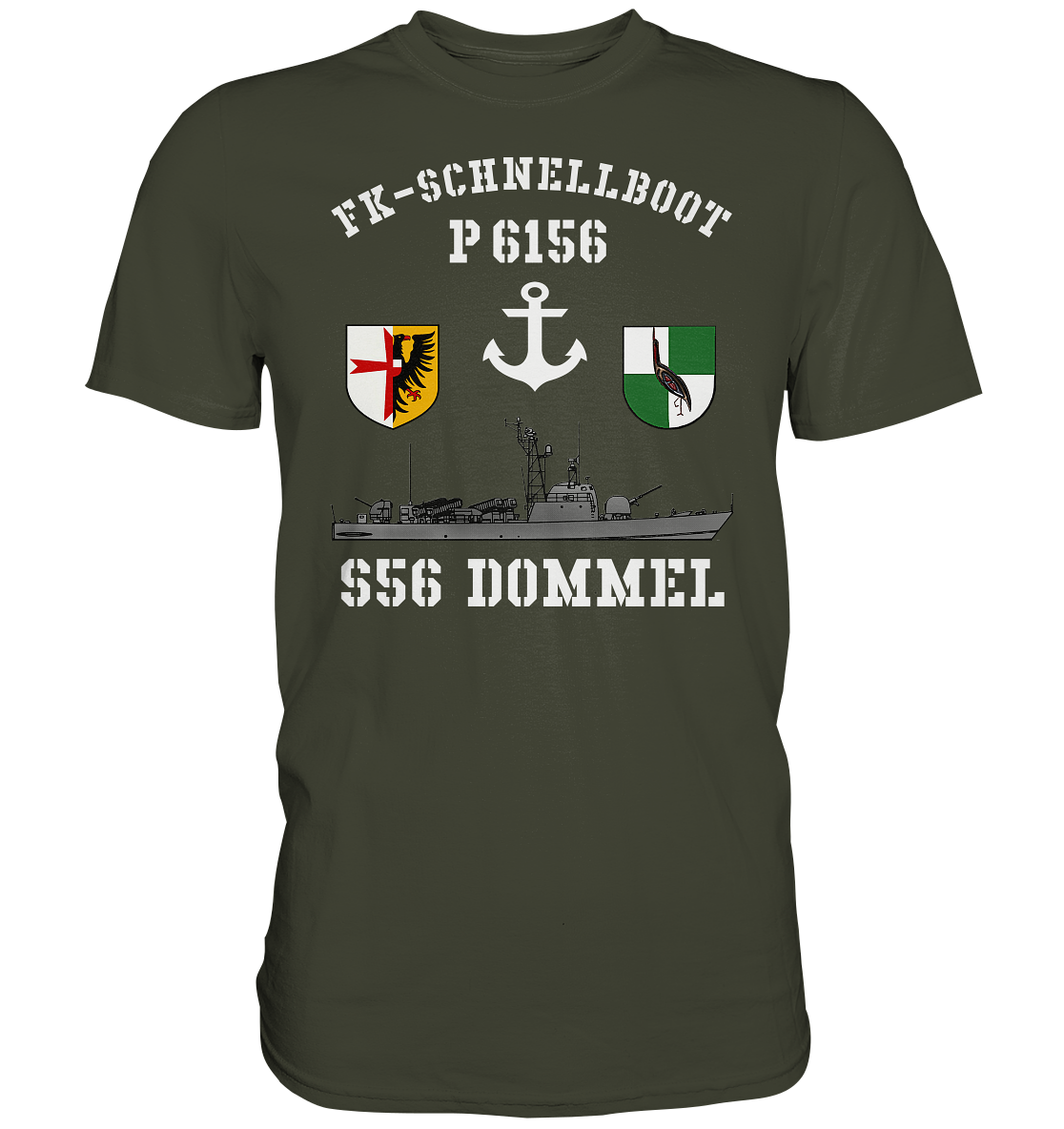 FK-Schnellboot P6156 DOMMEL Anker - Premium Shirt