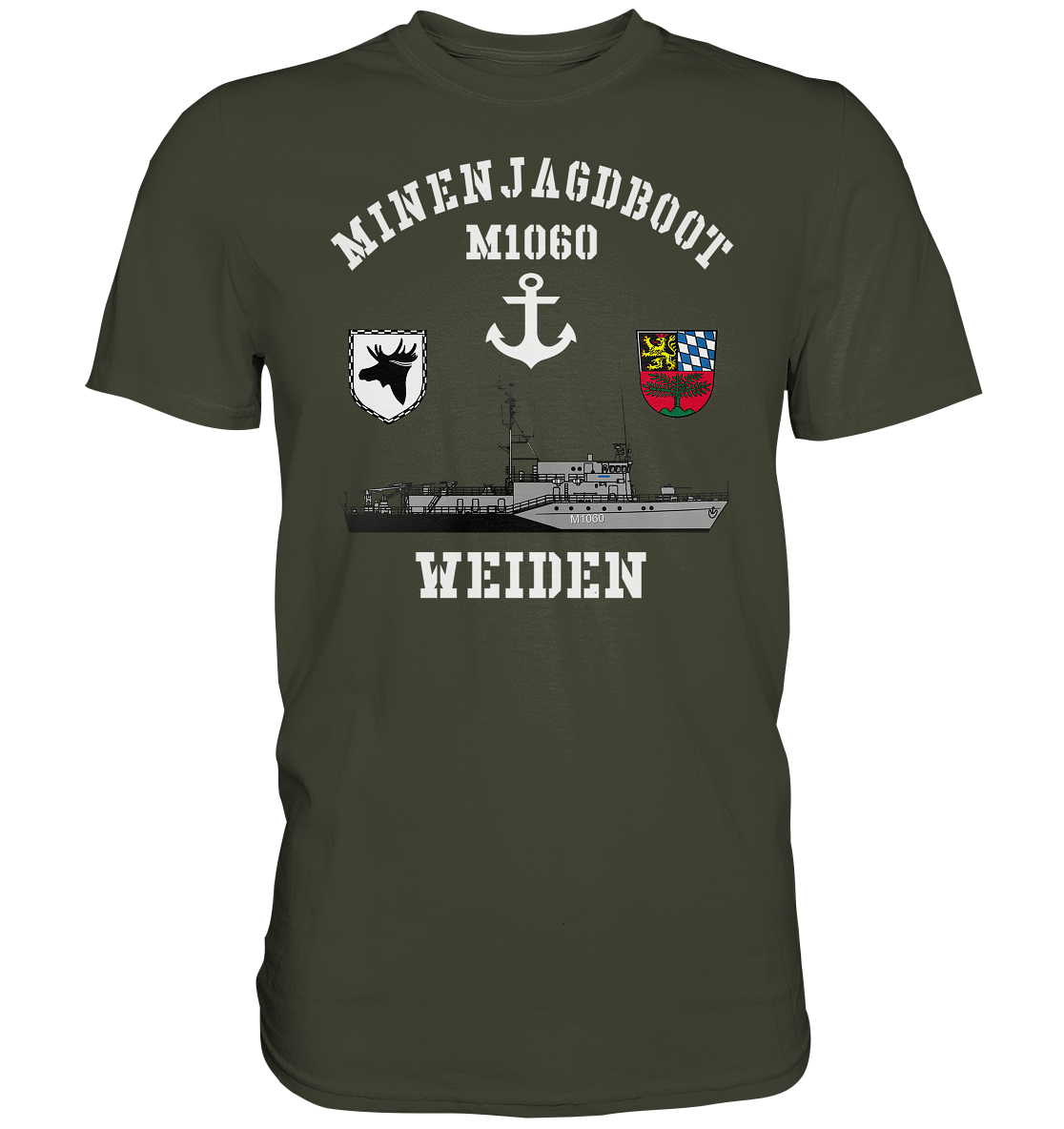 Mij.-Boot M1060 WEIDEN Anker 3.MSG - Premium Shirt