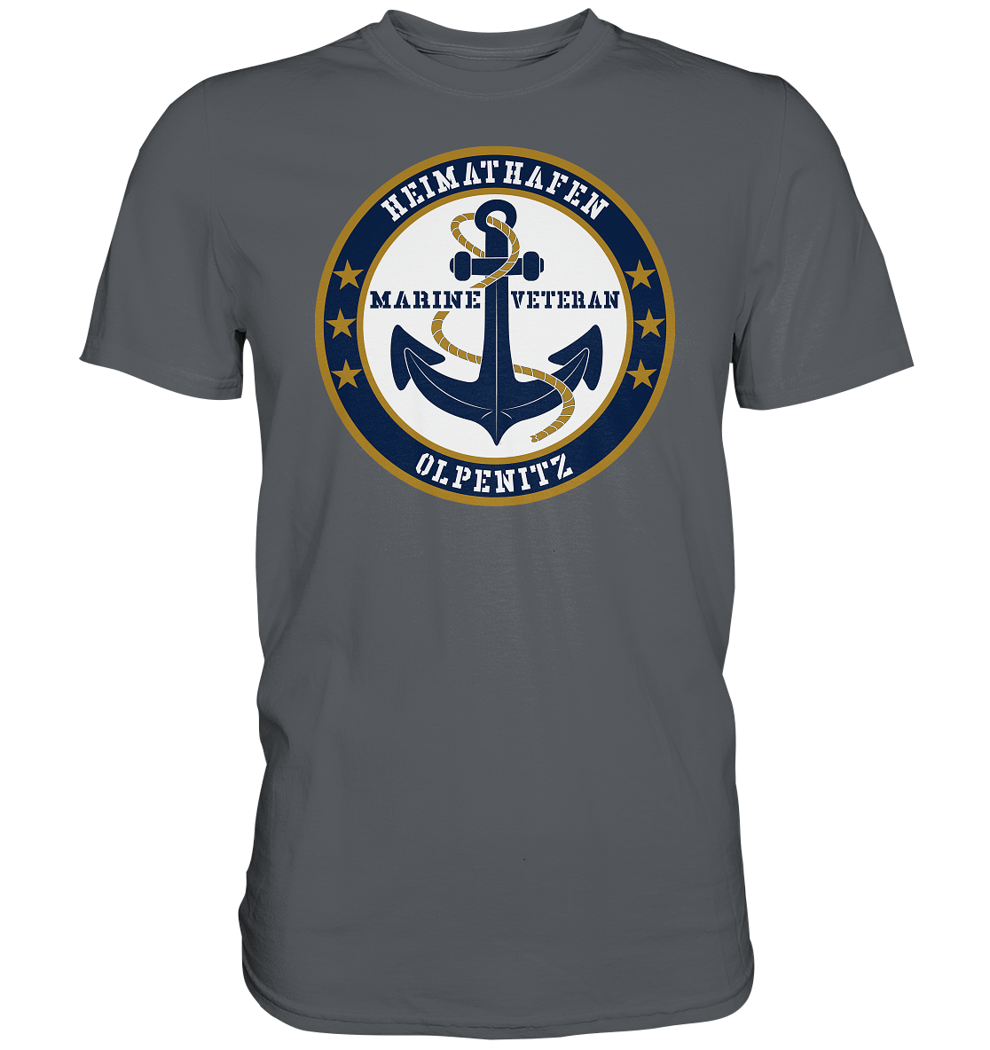 Marine Veteran Heimathafen OLPENITZ - Premium Shirt