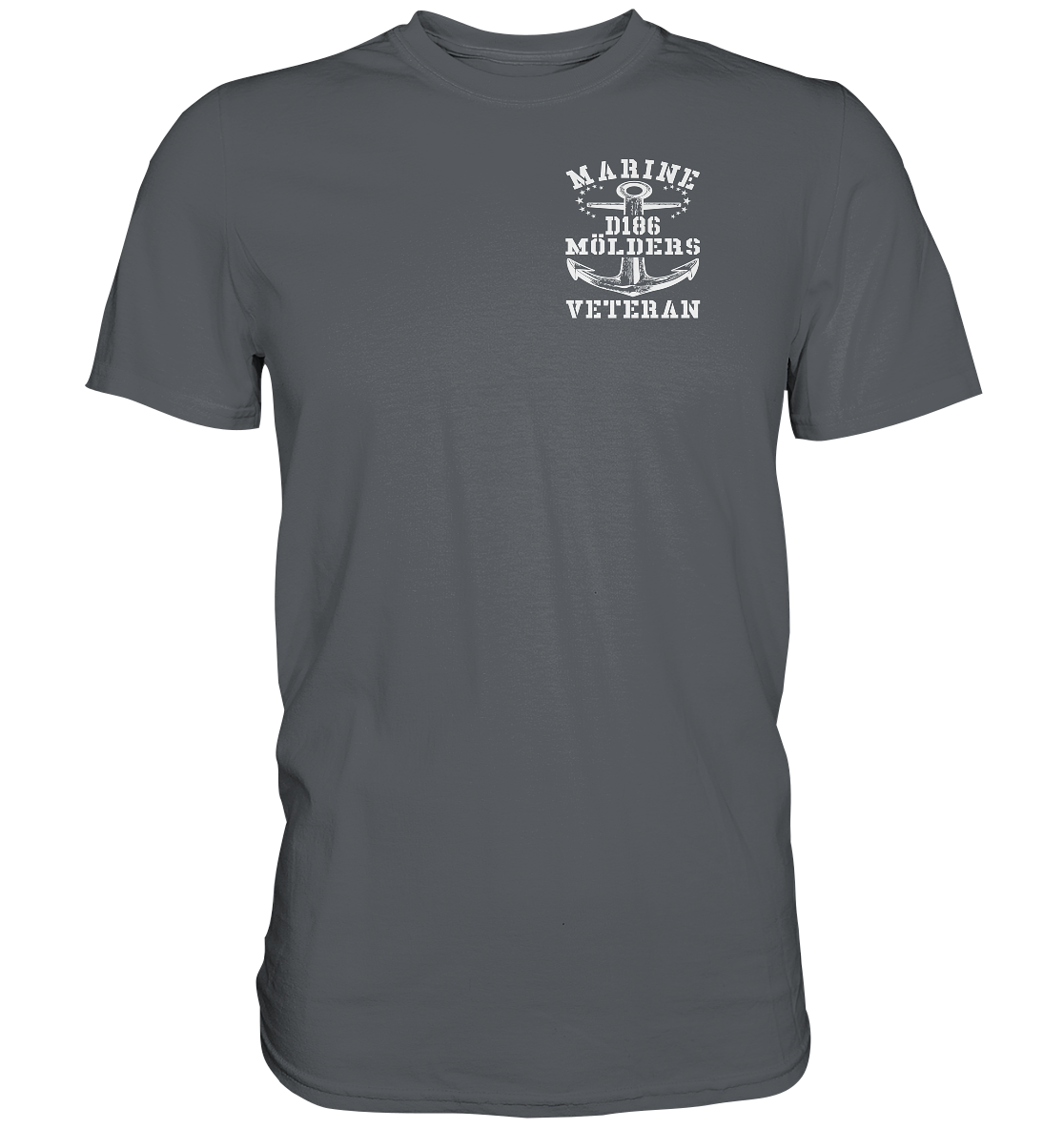 D186 MÖLDERS Marine Veteran Brustlogo - Premium Shirt
