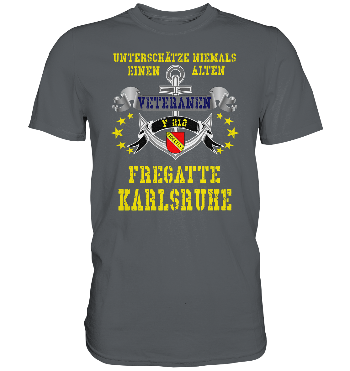 Veteran Anker Fregatte KARLSRUHE - Premium Shirt