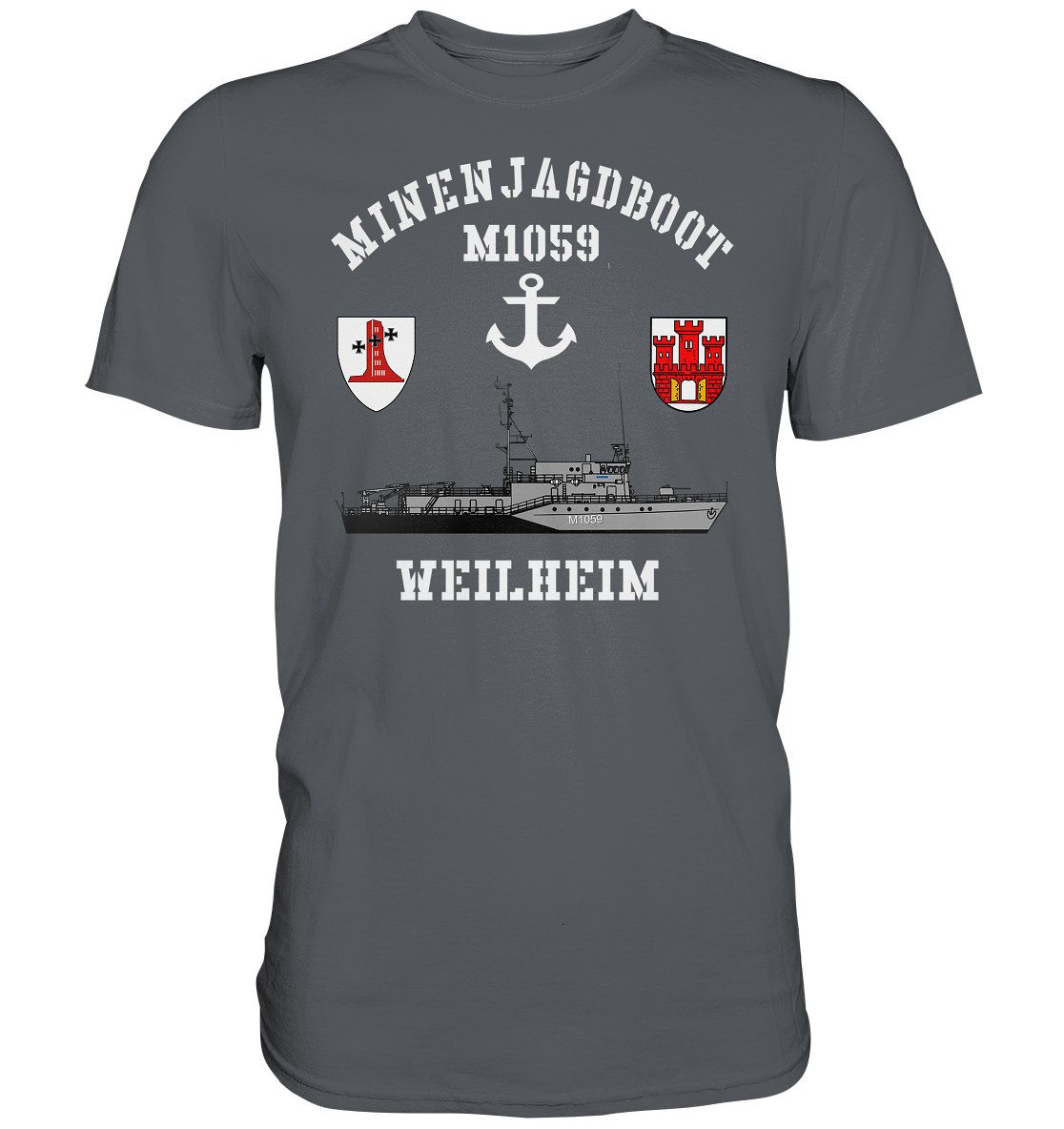 Mij.-Boot M1059 WEILHEIM Anker 1.MSG - Premium Shirt