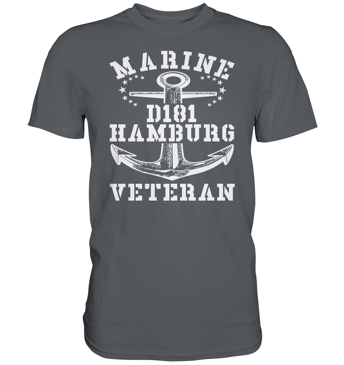 Zerstörer D181 HAMBURG Marine Veteran - Premium Shirt