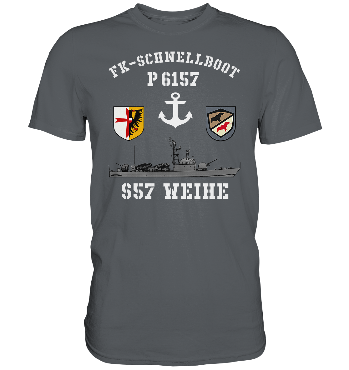 FK-Schnellboot P6157 WEIHE Anker - Premium Shirt