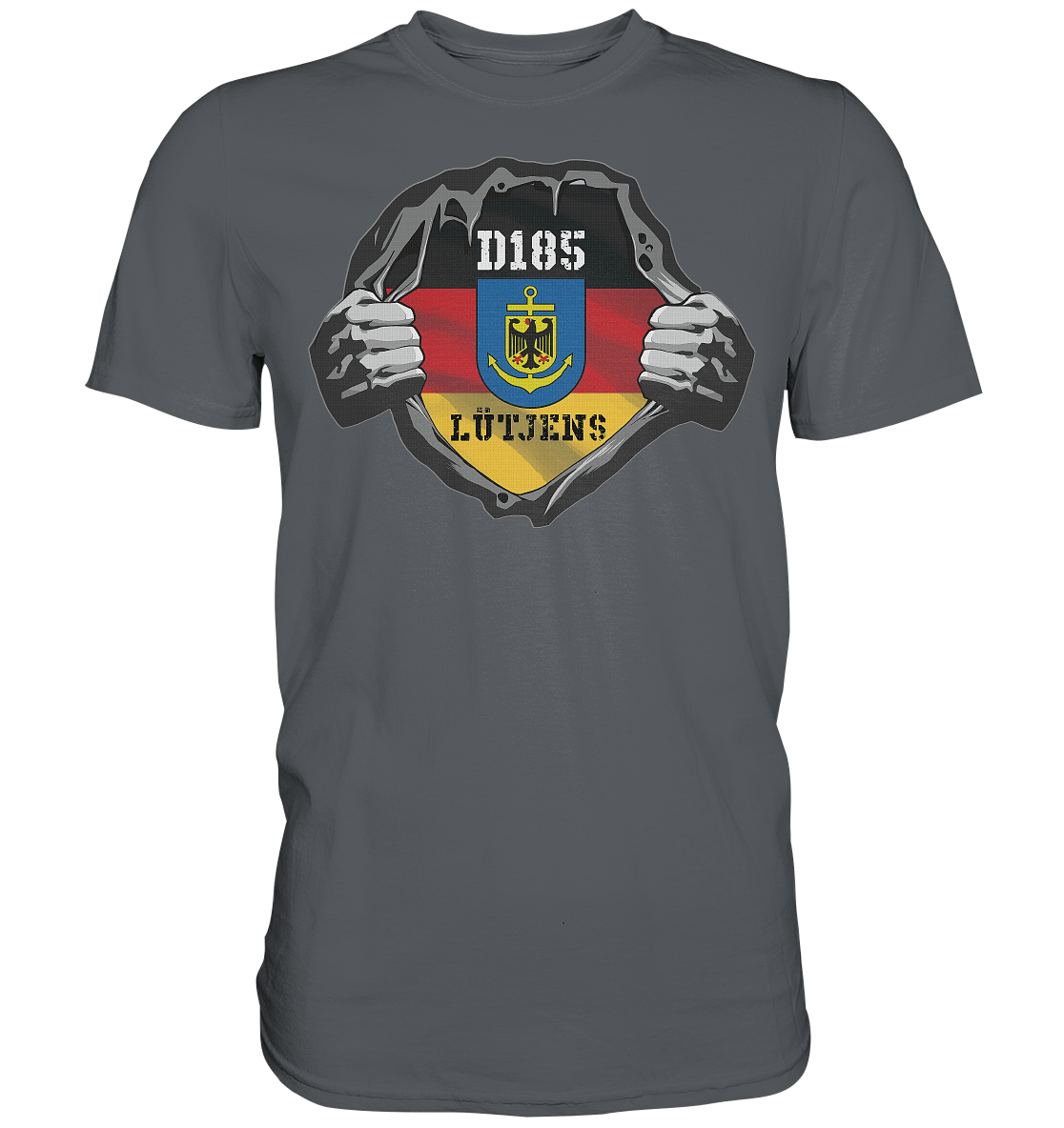 Aufriss D185 LÜTJENS - Premium Shirt