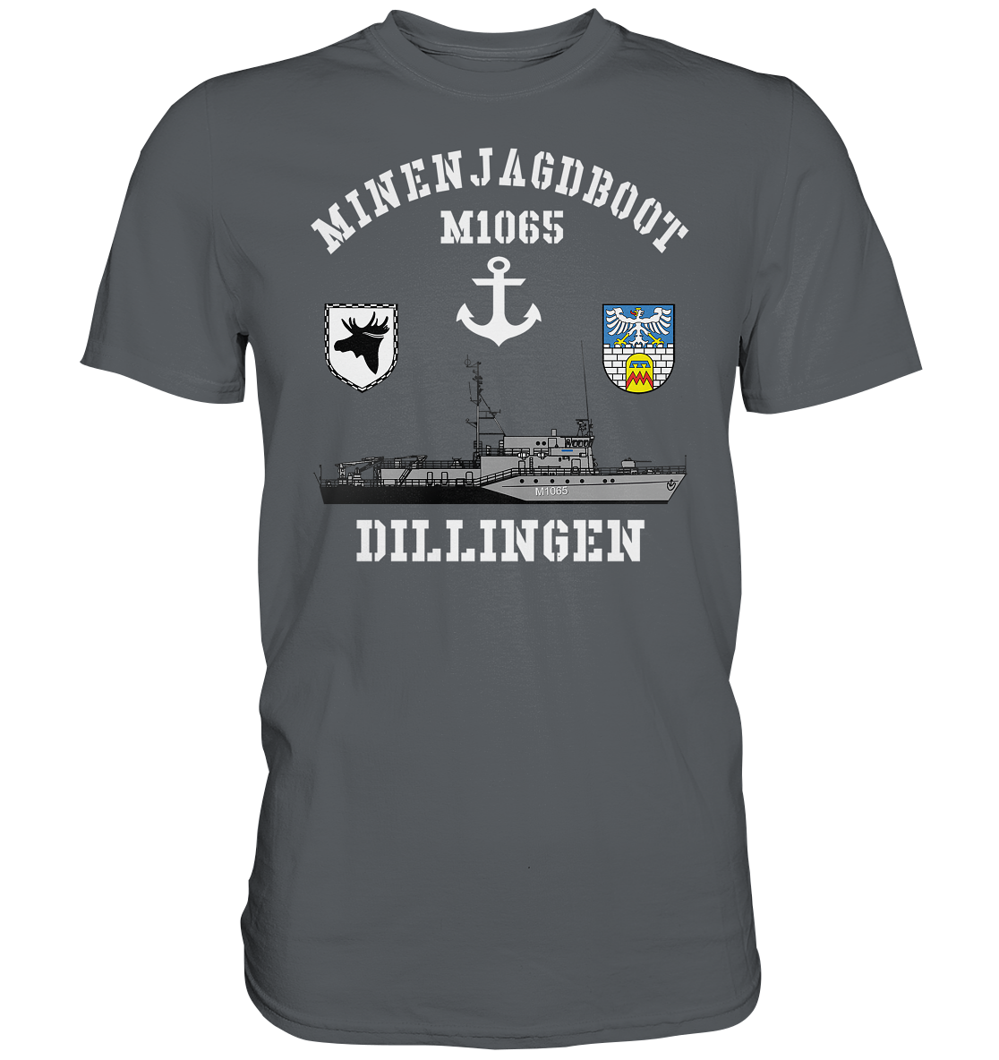 Mij.-Boot M1065 DILLINGEN Anker 3.MSG - Premium Shirt