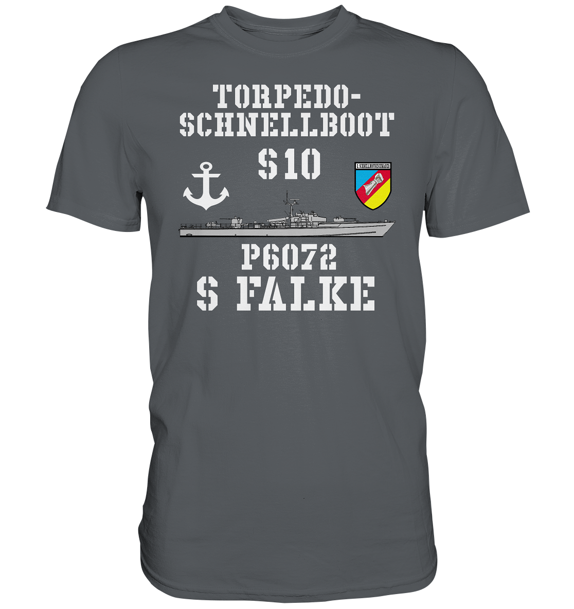 Torpedo-Schnellboot S10 P6072 FALKE Anker - Premium Shirt