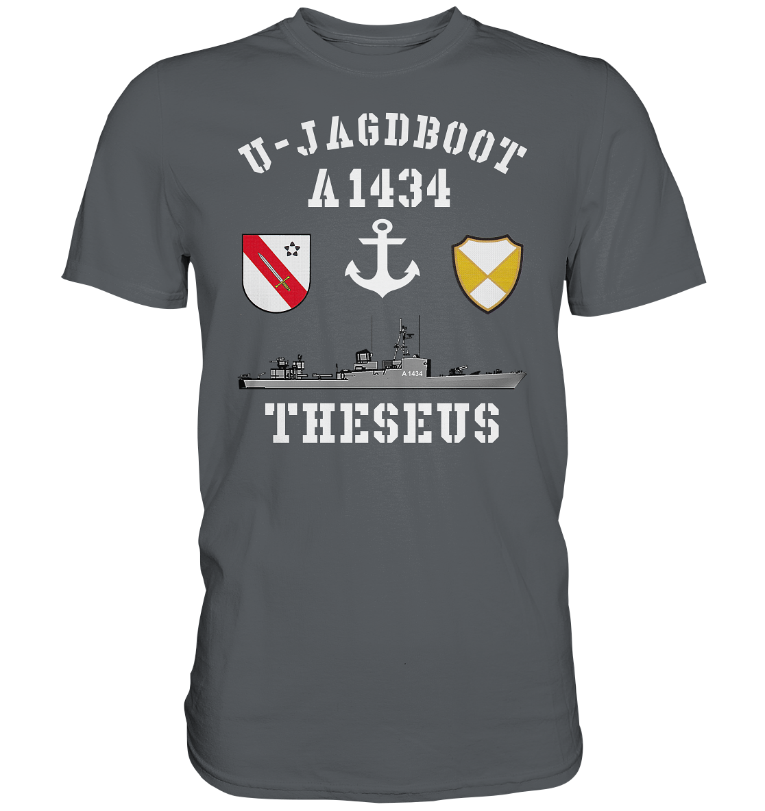 U-Jagdboot A1434 THESEUS  Anker - Premium Shirt