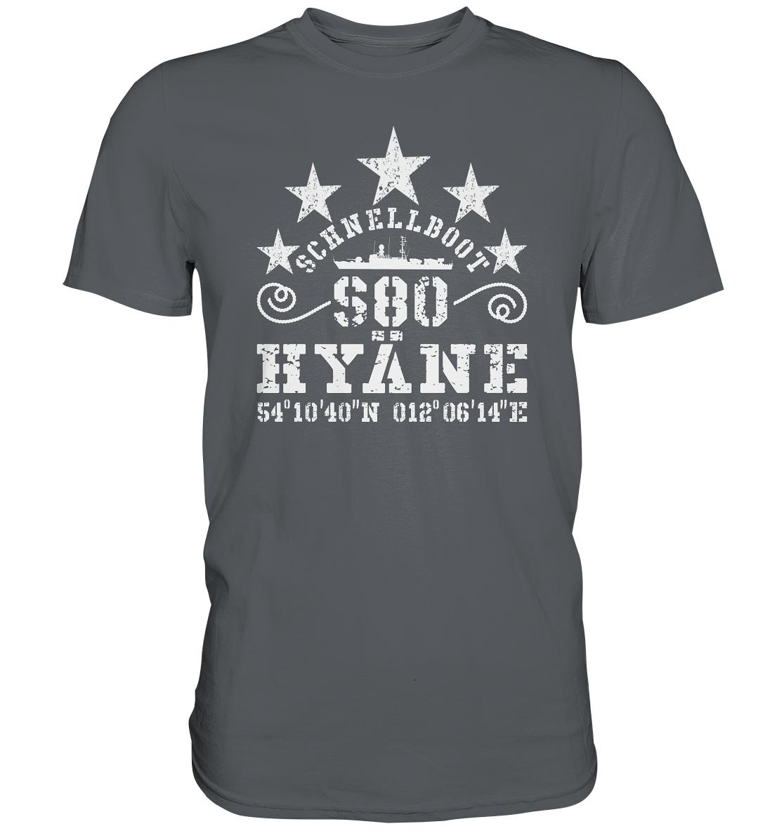 Schnellboot S80 HYÄNE - Premium Shirt