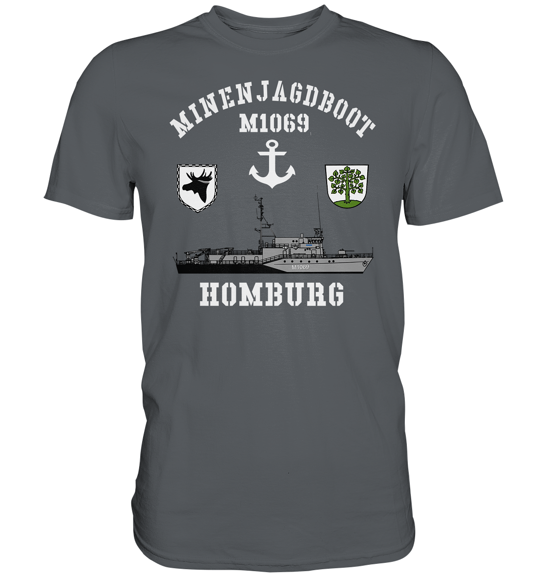 Mij.-Boot M1069 HOMBURG Anker 3.MSG - Premium Shirt