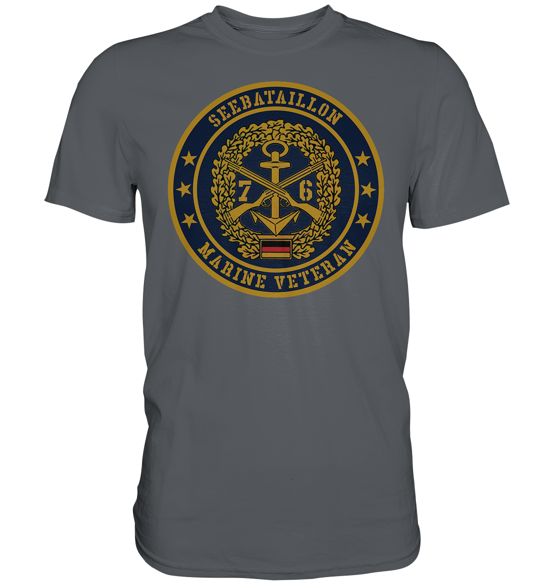 Marine Veteran 76er Seebataillon - Premium Shirt