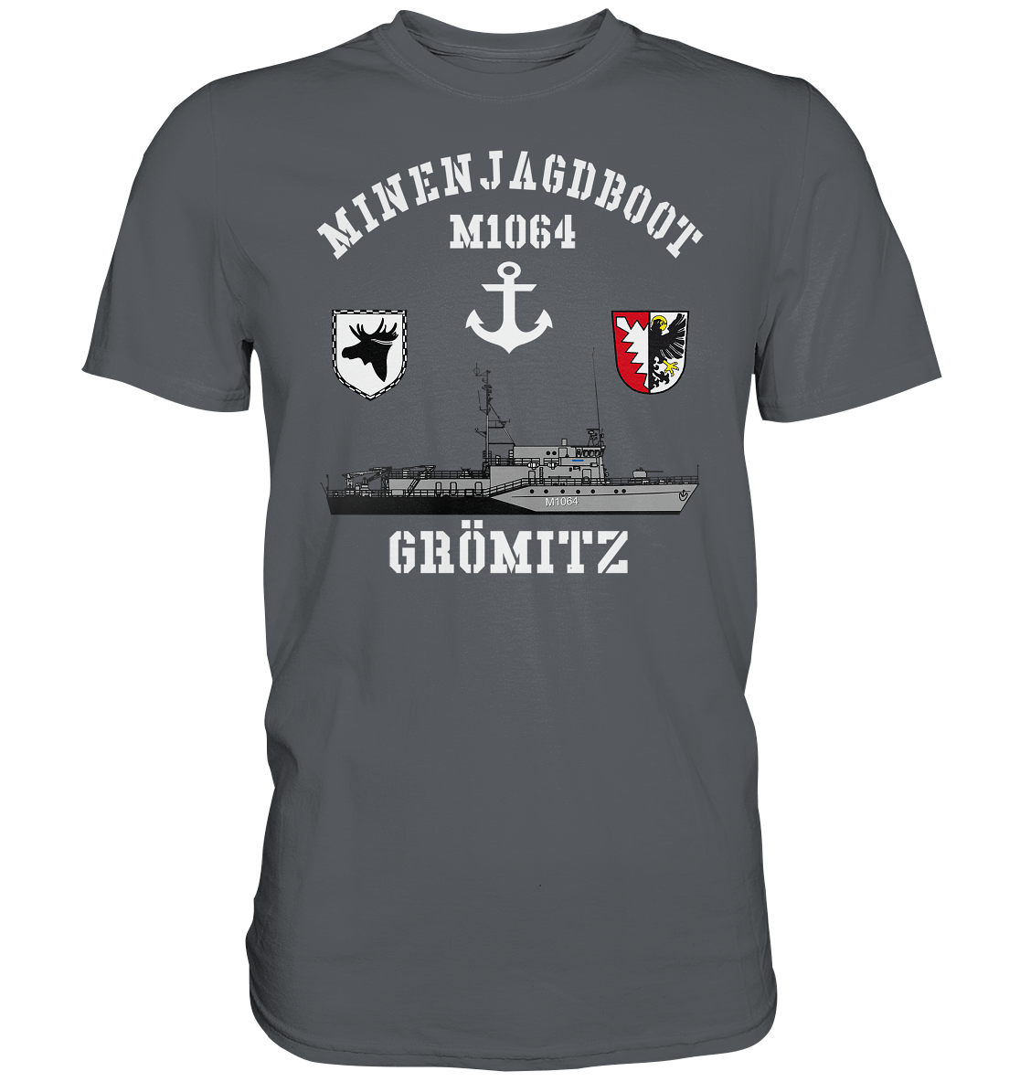 Mij.-Boot M1064 GRÖMITZ Anker 3.MSG - Premium Shirt