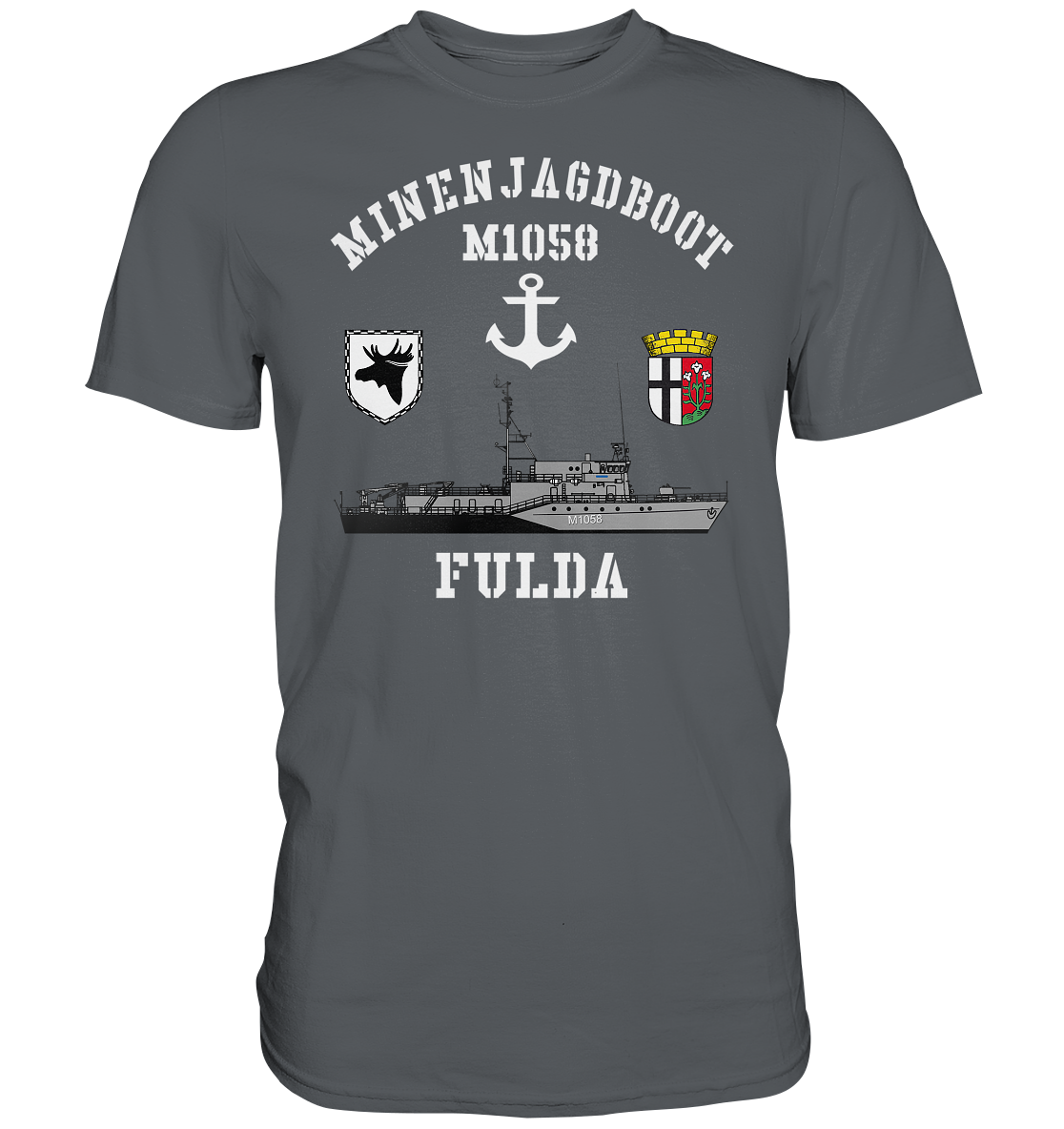 Mij.-Boot M1058 FULDA Anker 3.MSG - Premium Shirt