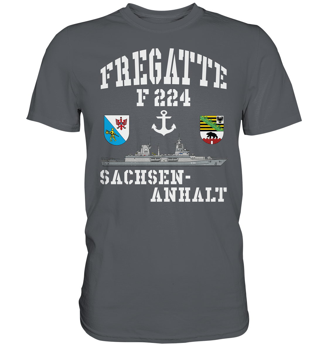 Fregatte F224 SACHSEN-ANHALT Anker - Premium Shirt