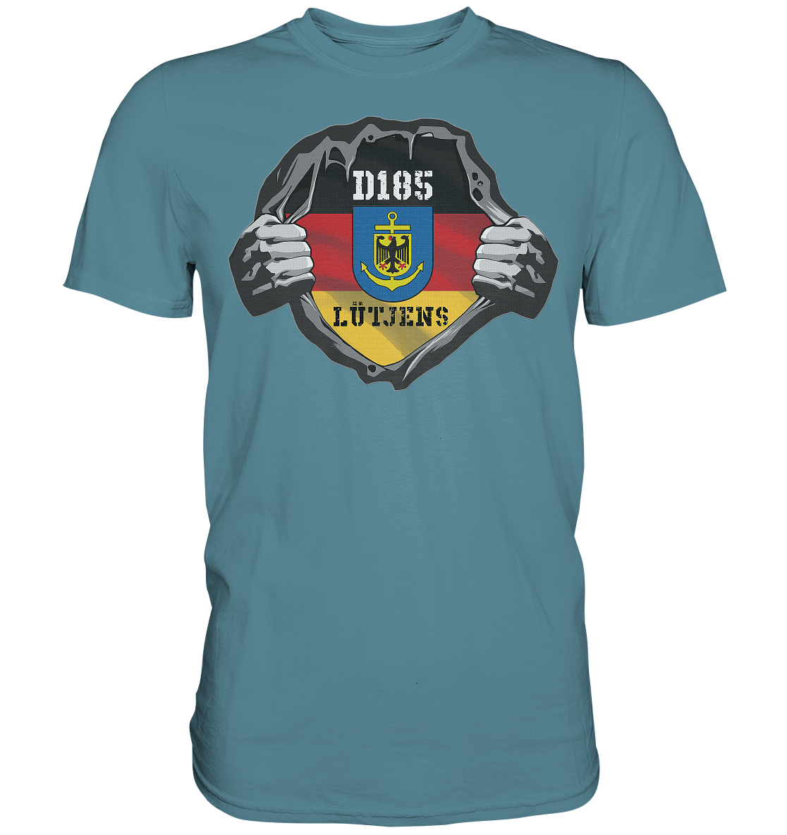Aufriss D185 LÜTJENS - Premium Shirt