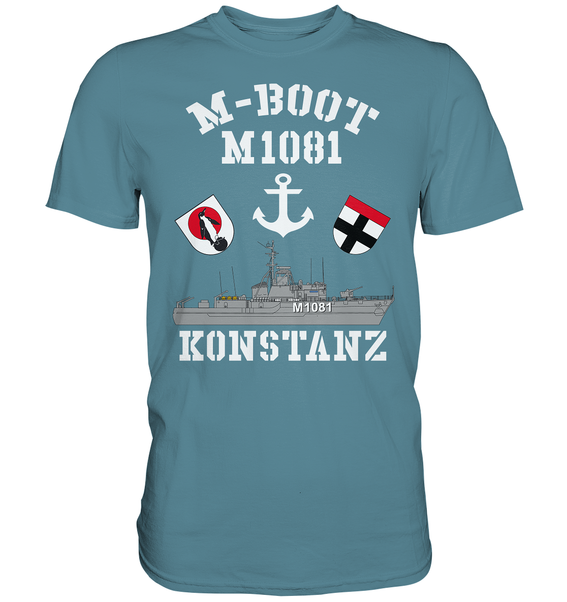 M-Boot M1081 KONSTANZ Anker (HL) - Premium Shirt