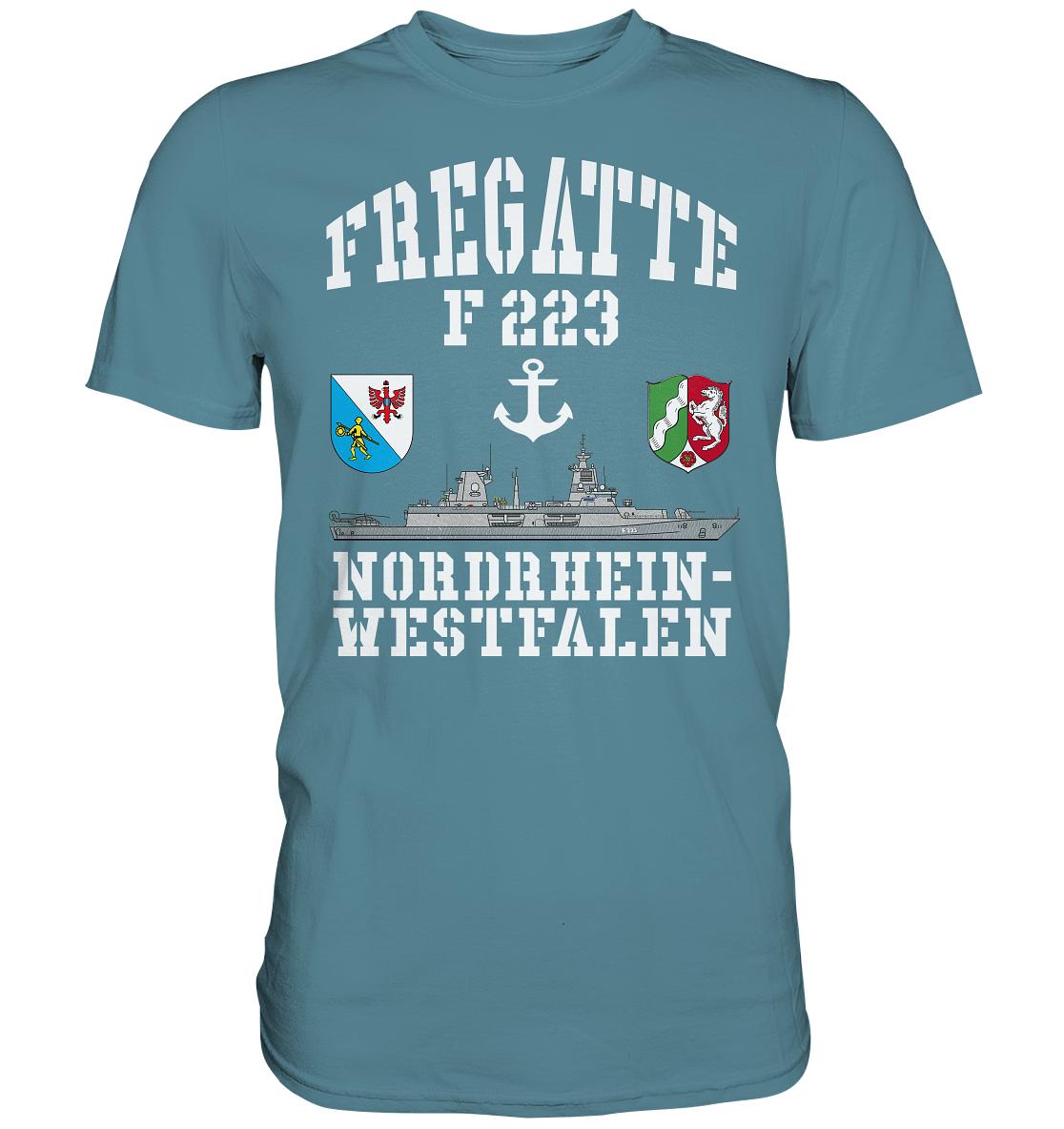 Fregatte F223 NORDRHEIN-WESTFALEN ANKER - Premium Shirt