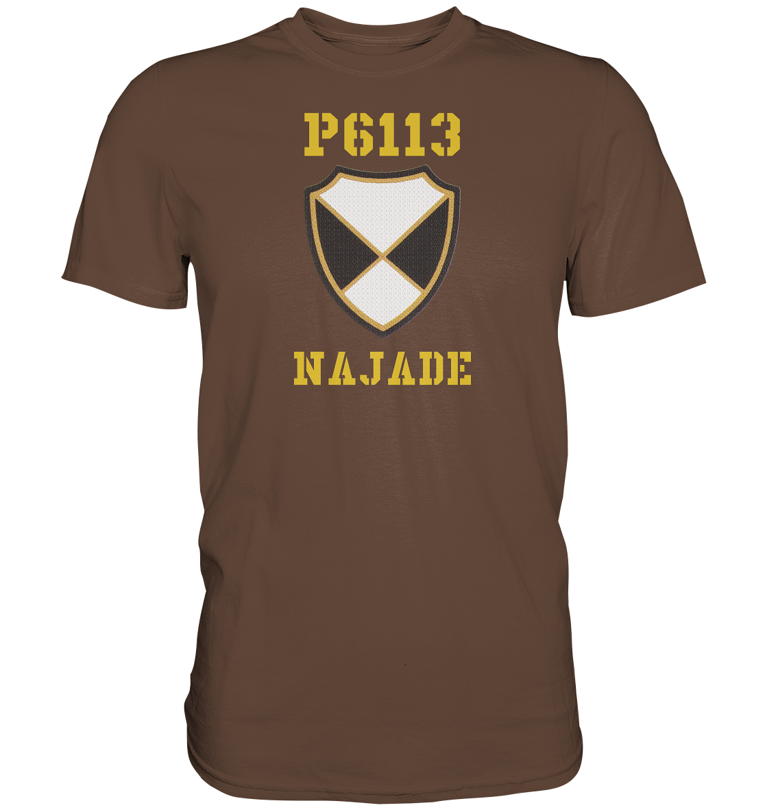 P6113 NAJADE Wappen - Premium Shirt