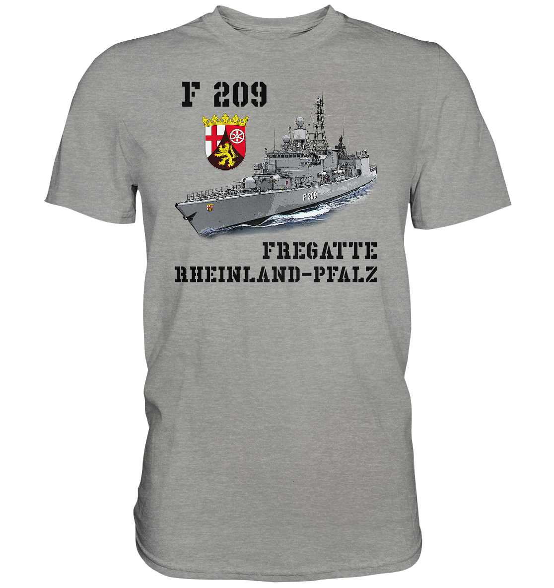 F209 Fregatte RHEINLAND-PFALZ - Premium Shirt