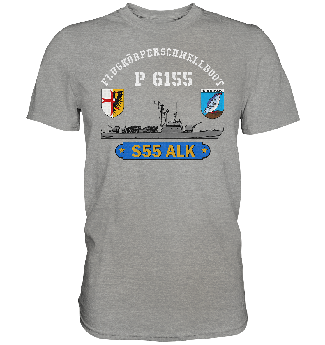 S55 ALK mit Bootswappen - Premium Shirt