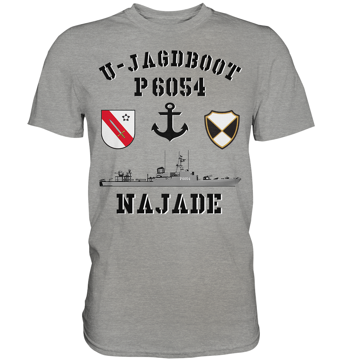 U-Jagdboot P6054 NAJADE Anker - Premium Shirt