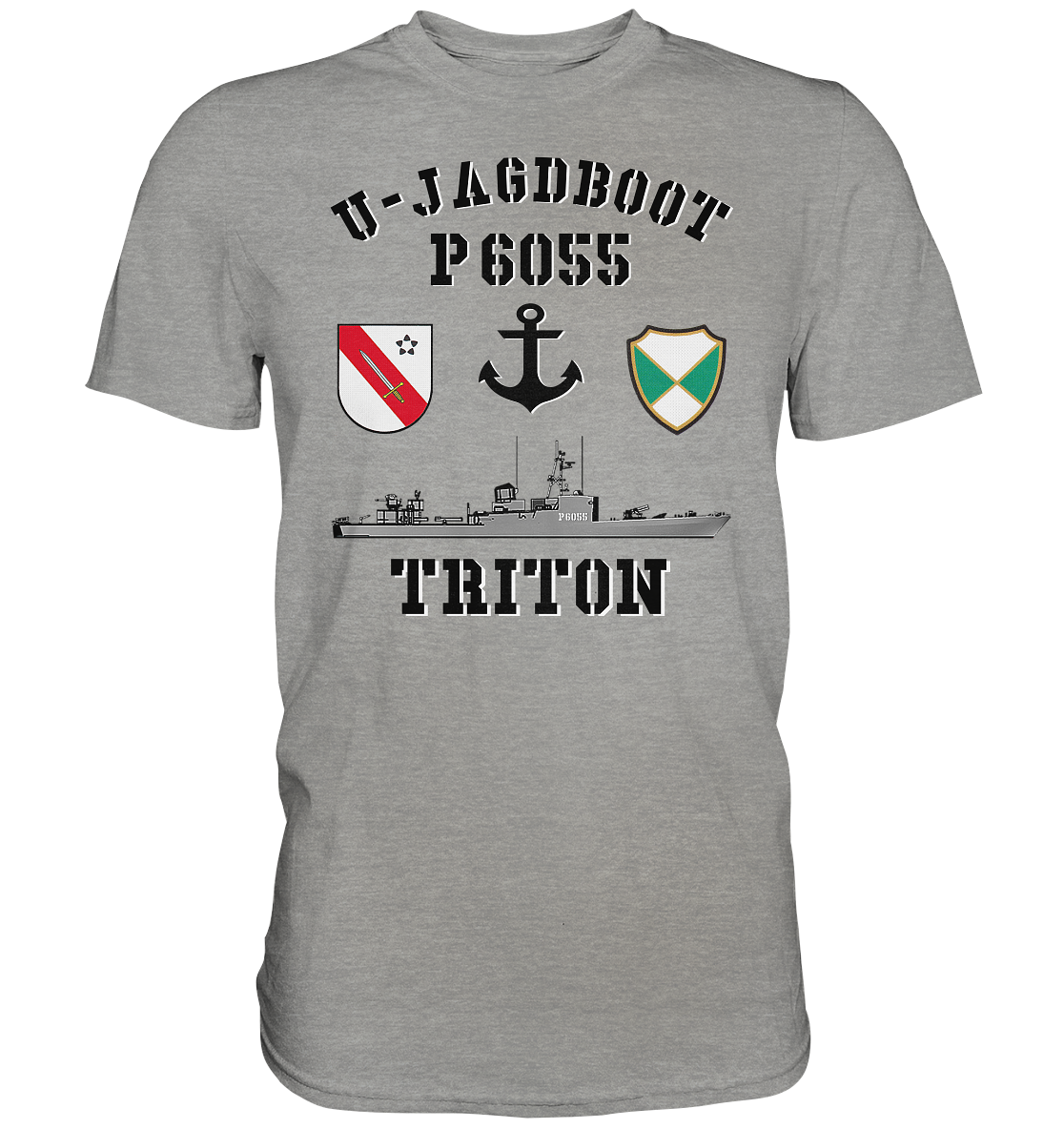 U-Jagdboot P6055 TRITON Anker - Premium Shirt