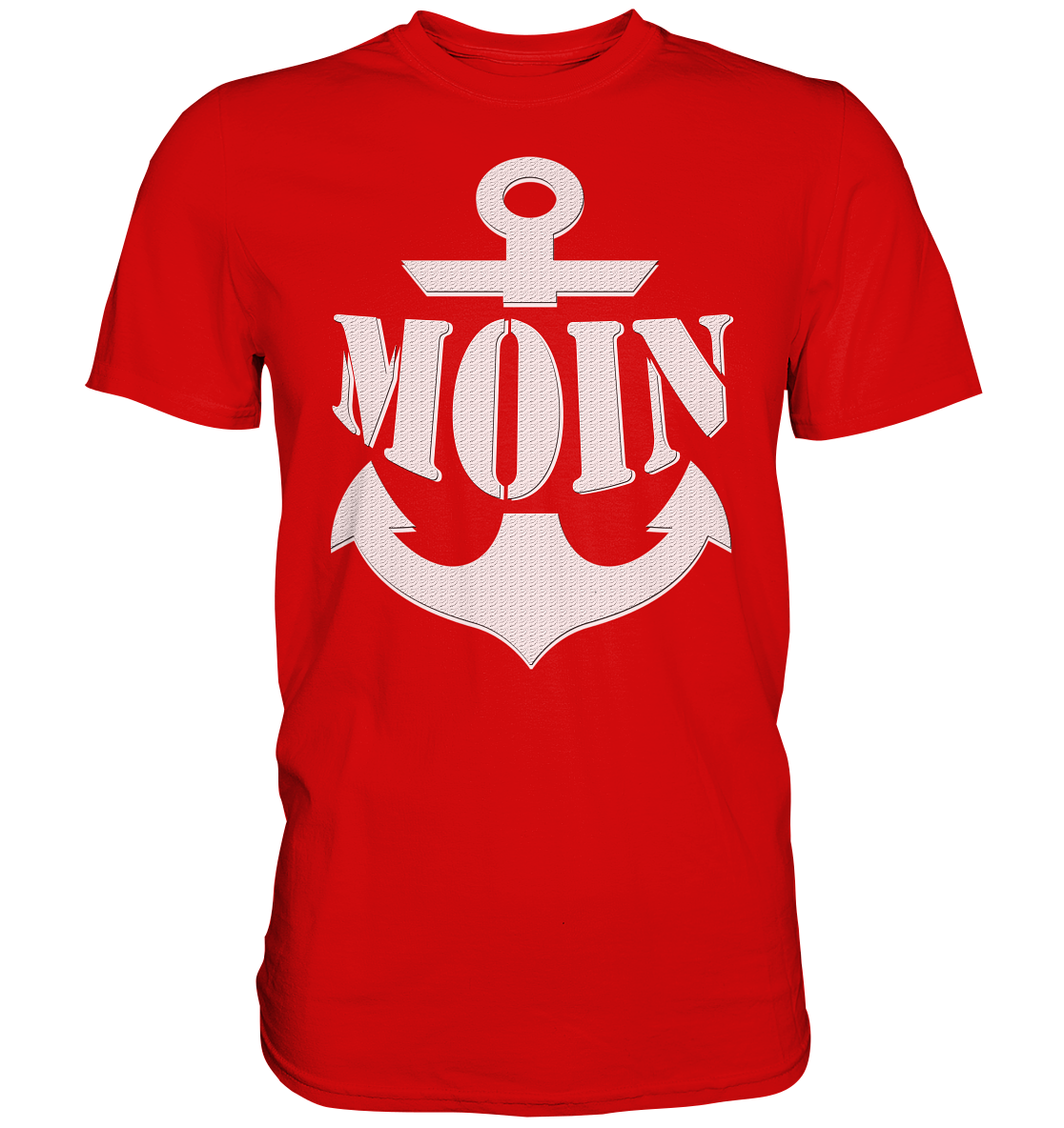 MOIN Anker weiß - Premium Shirt