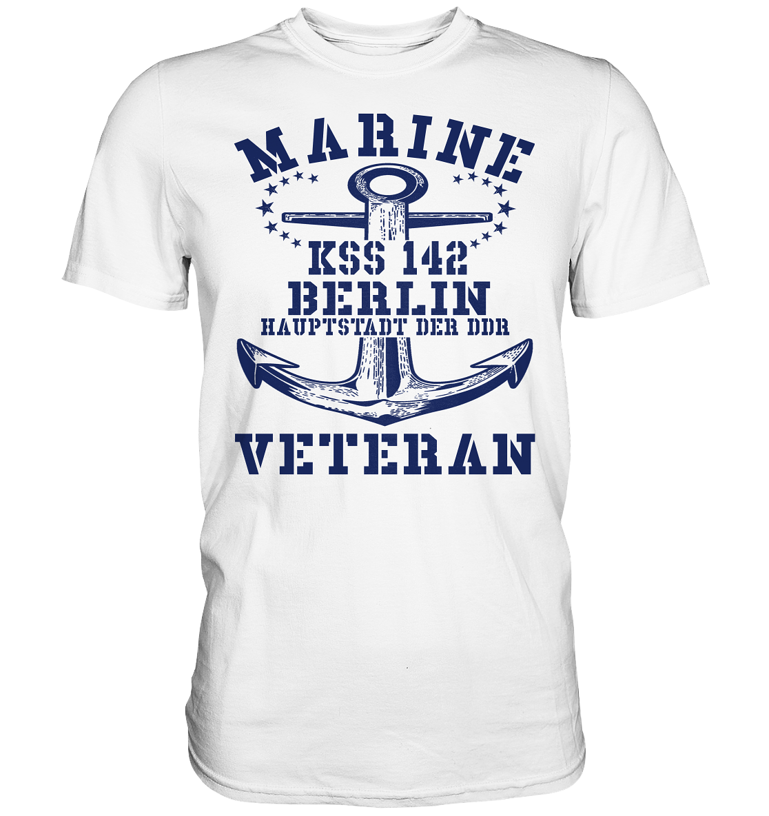 KSS 142 BERLIN - HAUPTSTADT DER DDR Marine Veteran - Premium Shirt