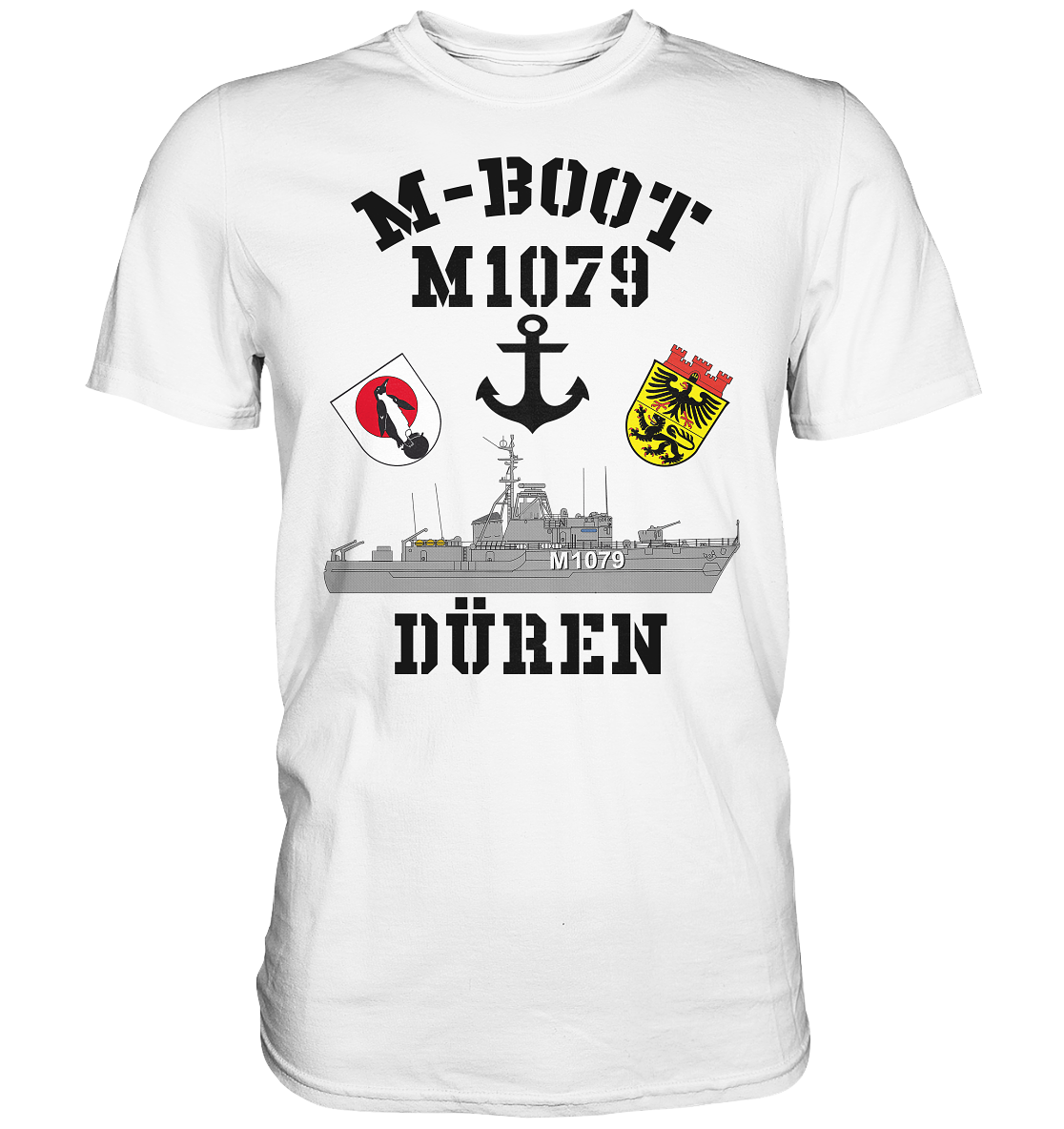 M-Boot M1081 KONSTANZ Anker (HL) - Premium Shirt