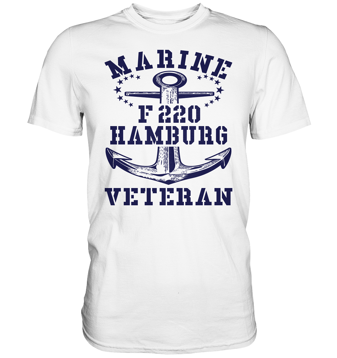 Fregatte F220 HAMBURG Marine Veteran - Premium Shirt