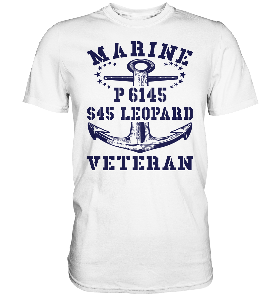 P6145 S45 LEOPARD Marine Veteran - Premium Shirt