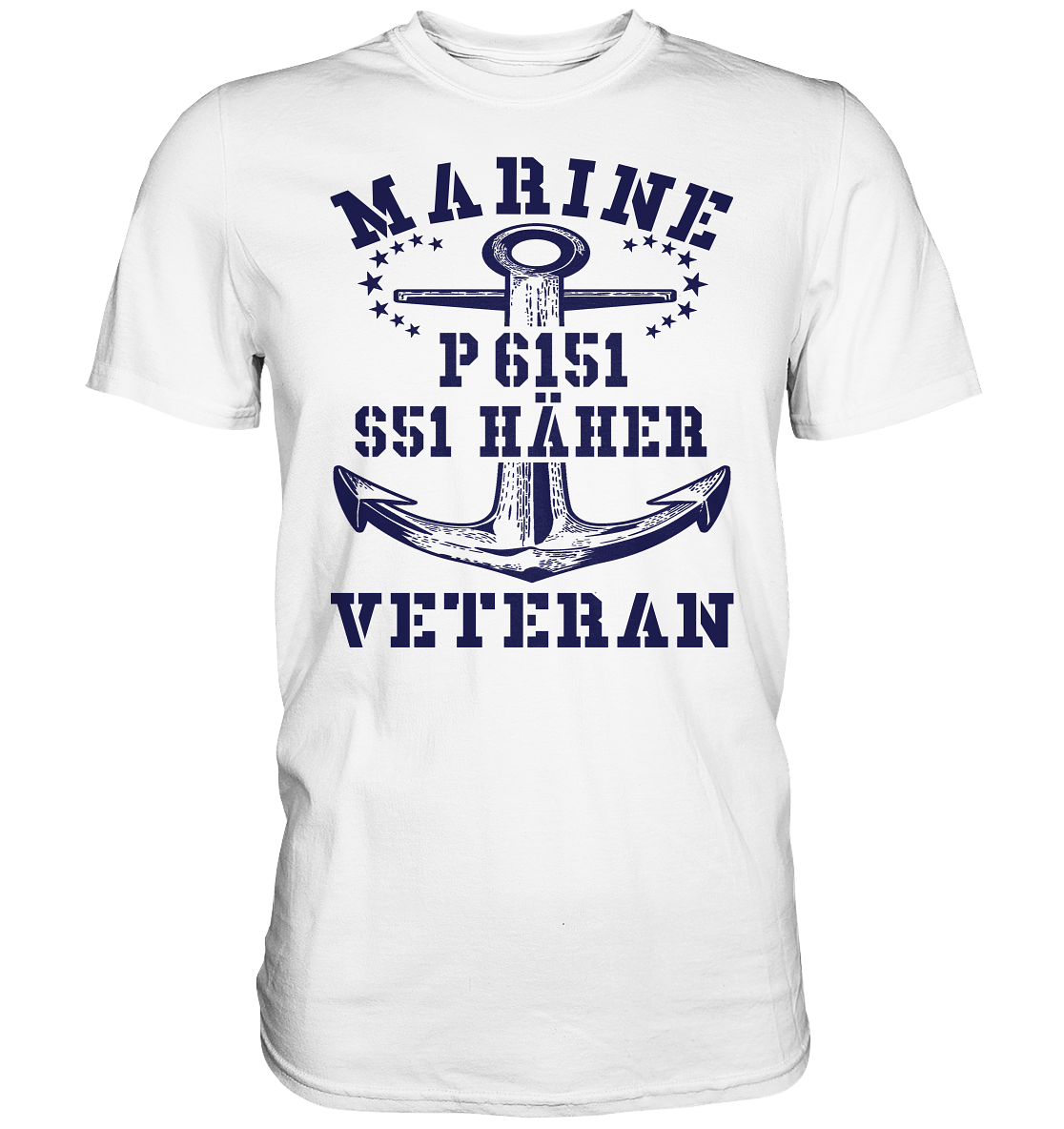 P6151 S51 HÄHER Marine Veteran - Premium Shirt
