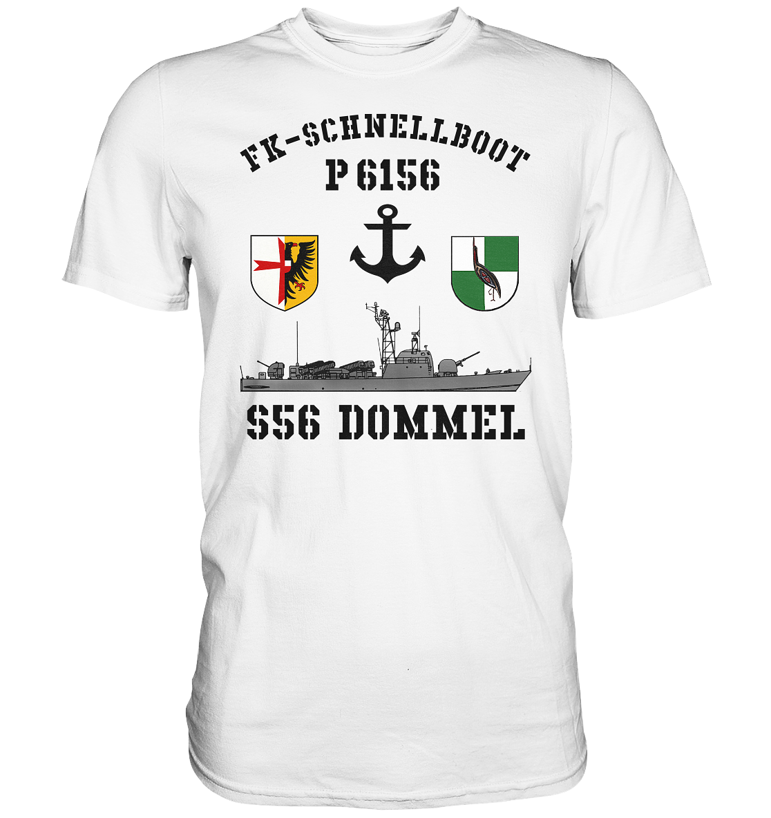 FK-Schnellboot P6156 DOMMEL Anker - Premium Shirt