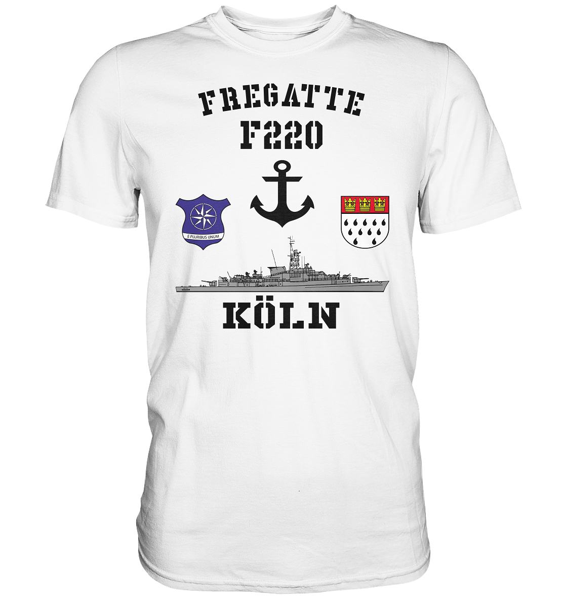 Fregatte F220 KÖLN Anker - Premium Shirt