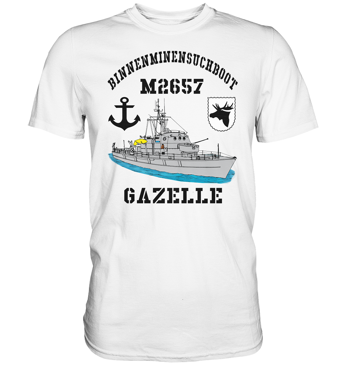 BIMI M2657 GAZELLE 3.MSG Anker - Premium Shirt