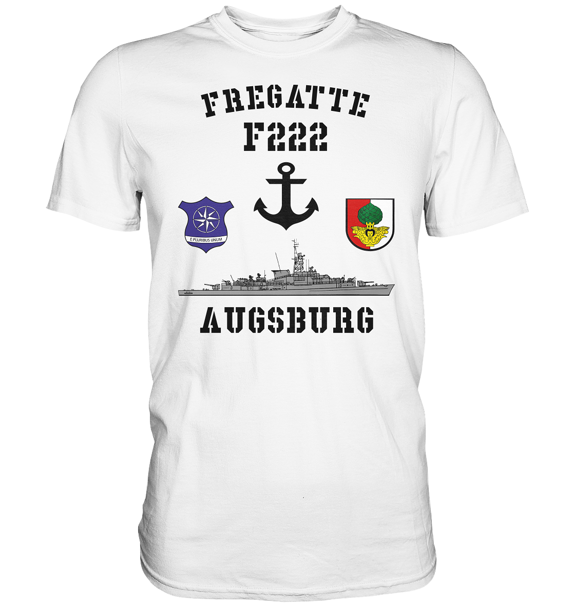 Fregatte F222 AUGSBURG Anker - Premium Shirt