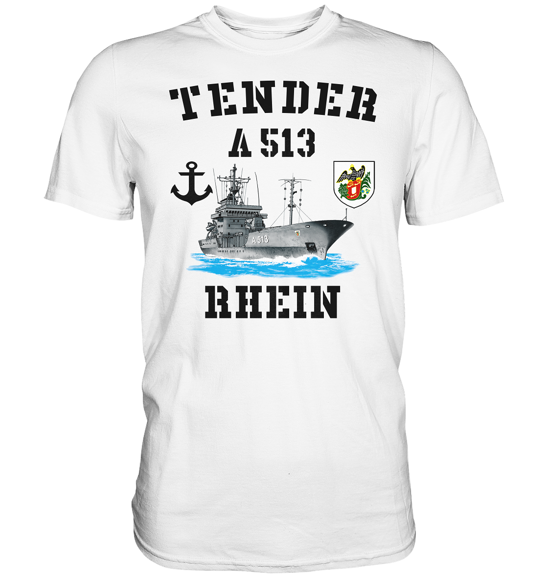 Tender A513 RHEIN Anker - Premium Shirt