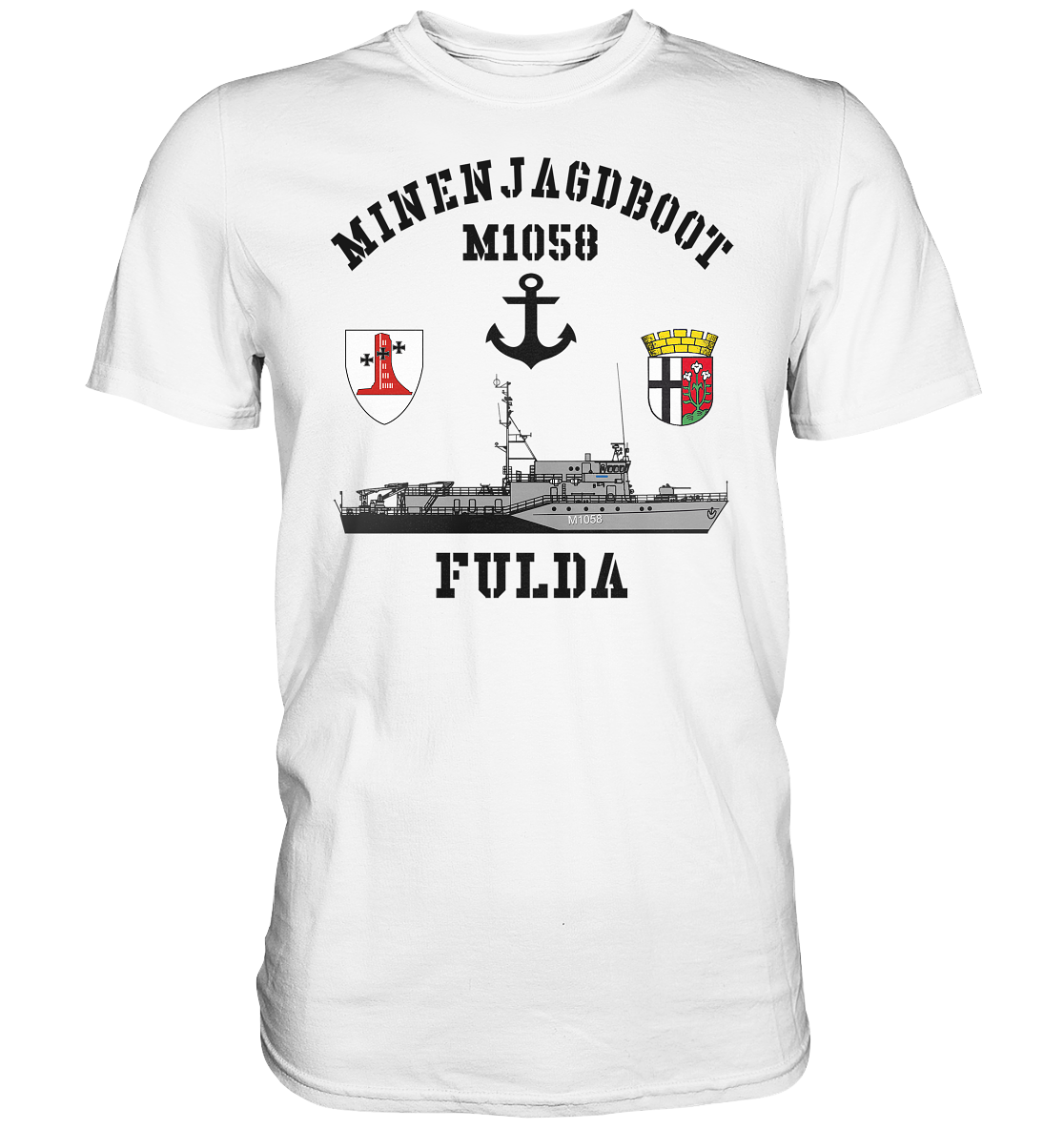 Mij.-Boot M1058 FULDA Anker 1.MSG - Premium Shirt
